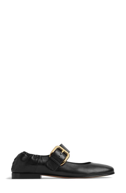 Shop Bottega Veneta Astaire Mary Jane Flat In Black