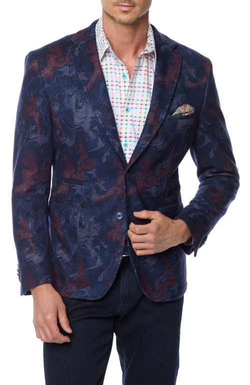 Shop Robert Graham Beckford Knit Sport Coat In Navy