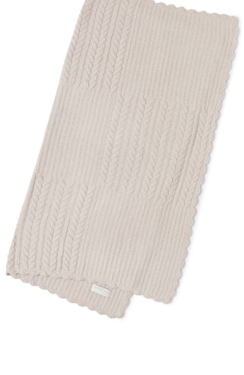 Shop Barefoot Dreams Cozychic® Heirloom Receiving Blanket In Stone