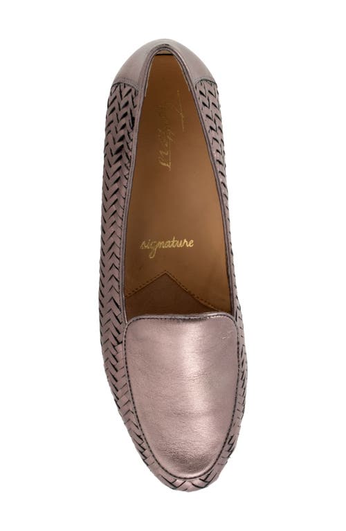 Shop Trotters Lyric Loafer In Rose Pewter