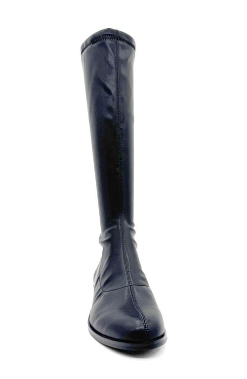 Chelsea Crew Train Tall Boot In Black Pu