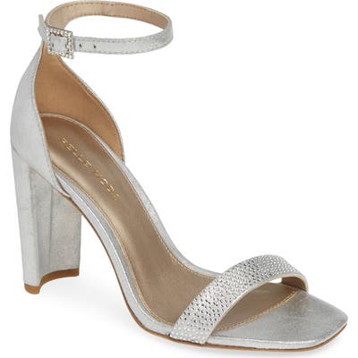 Pelle Moda Gabi Ankle Strap Sandal, Metallic
