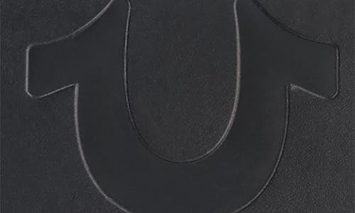 True Religion Brand Jeans Logo Flat Crossbody Bag In Black