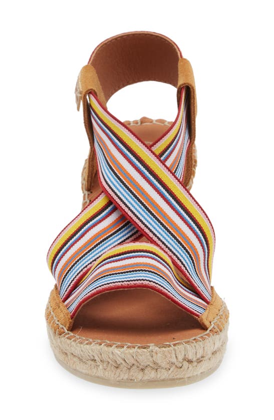 Shop Toni Pons Tina Espadrille Wedge Sandal In Beige Multi