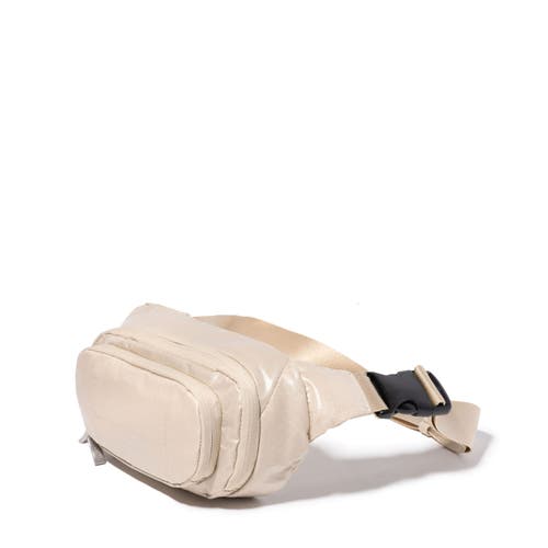 Baggallini On The Go Belt Bag Waist Pack In Chalk Gloss Ripstop
