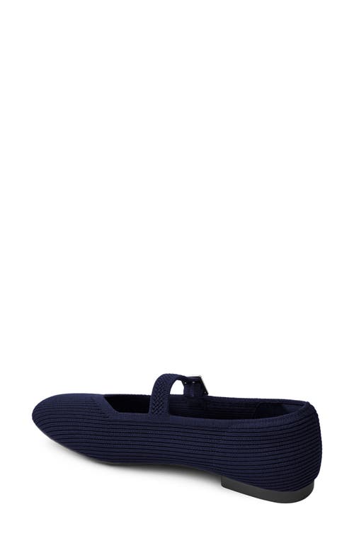 Shop Vivaia Margot Mary Jane Flat In Navy.