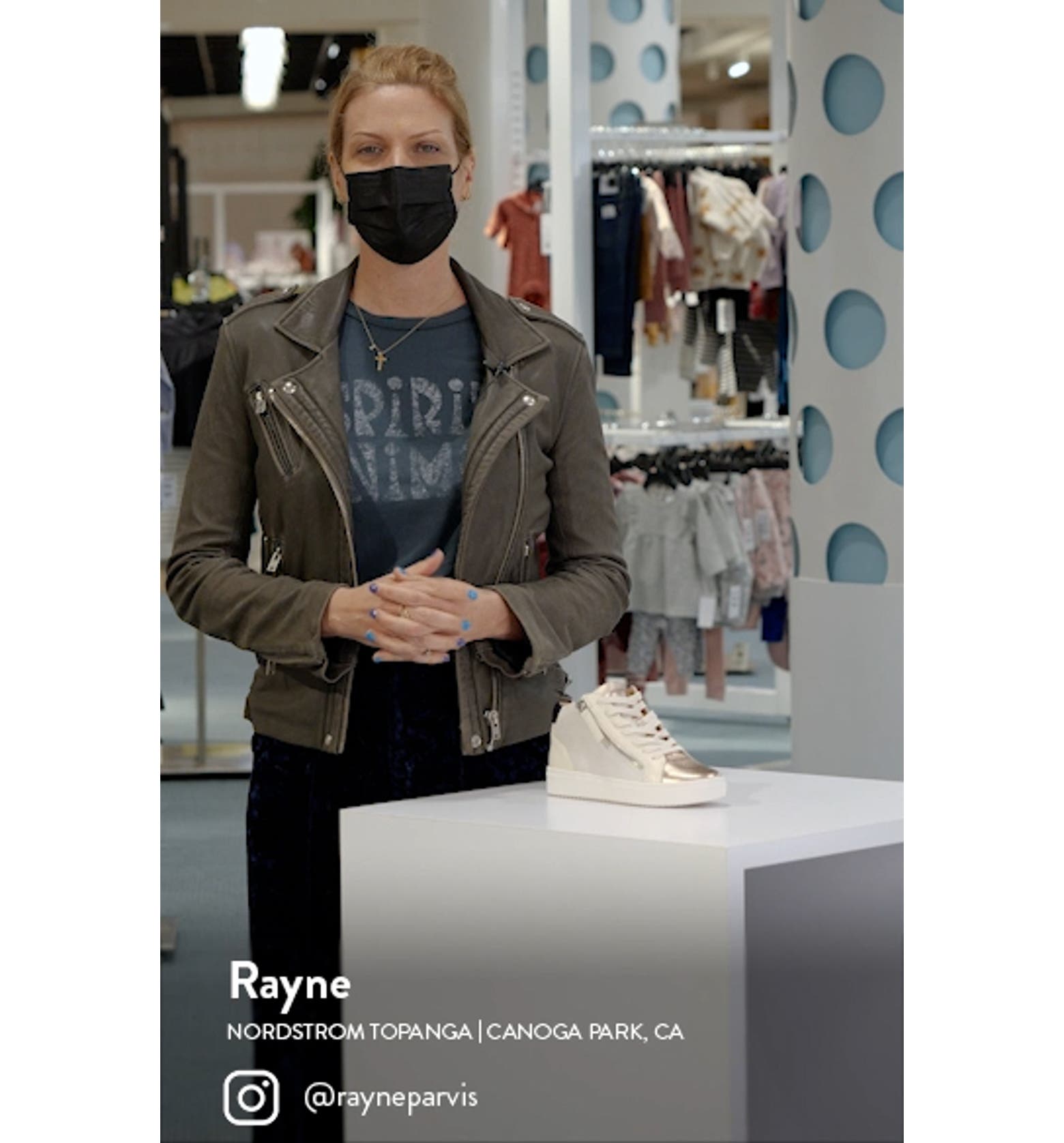 Blondo Genesis Waterproof Snake Embossed Hidden Wedge Sneaker | Nordstrom