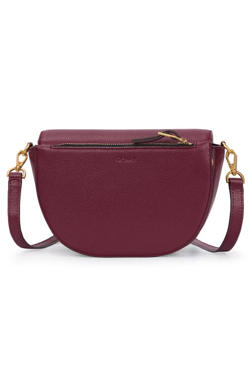 ORYANY ORYANY LOTTIE LEATHER SADDLE CROSSBODY BAG 