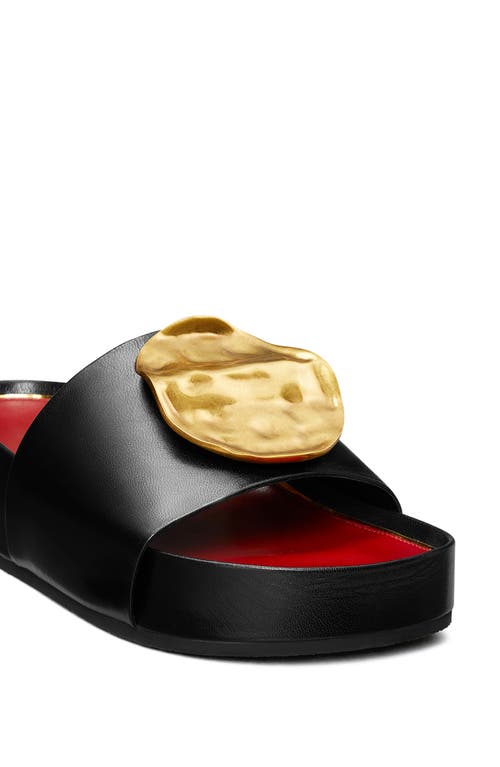 Shop Tory Burch Patos Platform Sandal In Perfect Black/tory Red