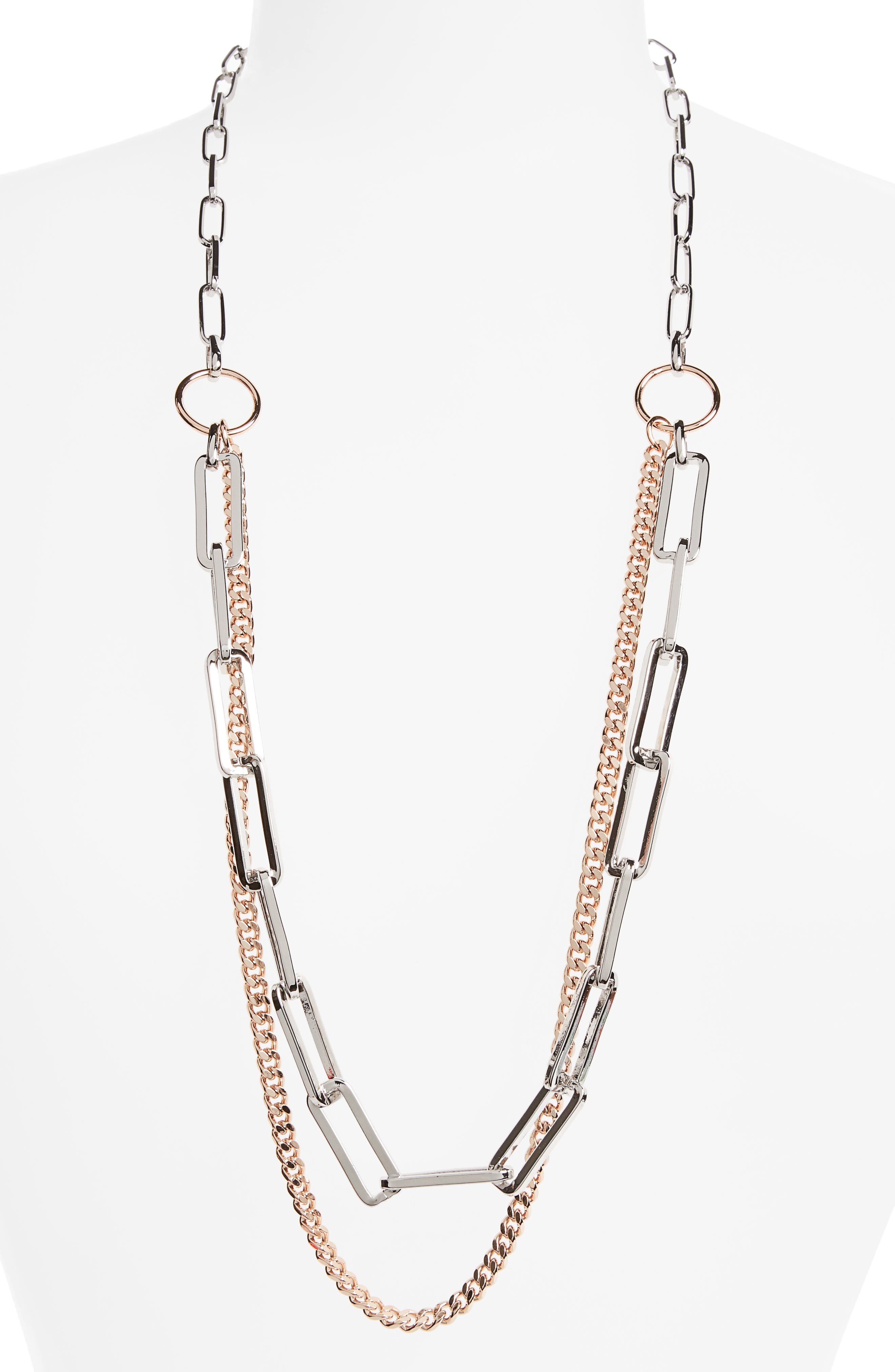 Nordstrom Double Row Chain Necklace Nordstrom