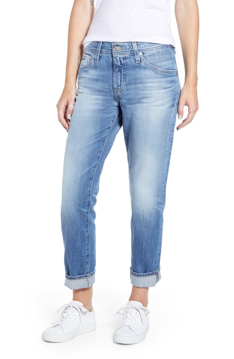 AG The Ex-Boyfriend Ripped Ankle Slim Jeans (16 Years Habitual) | Nordstrom