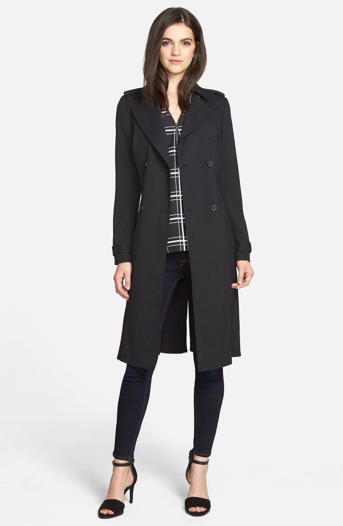 Trouvé Belted Trench Coat Nordstrom