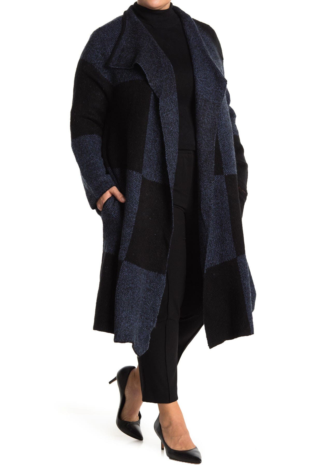 plus size sweater coat