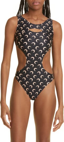 Marine Serre Moon Print One Piece Swimsuit Nordstrom