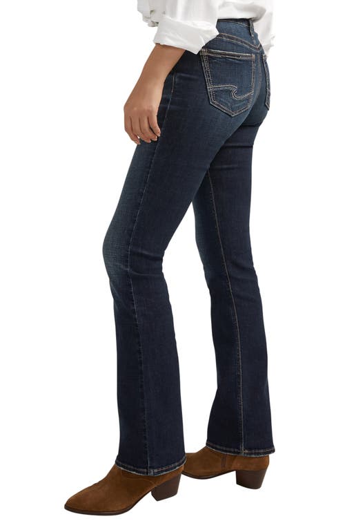 Silver Jeans Co. Suki Curvy Mid Rise Slim Bootcut Jeans In Indigo