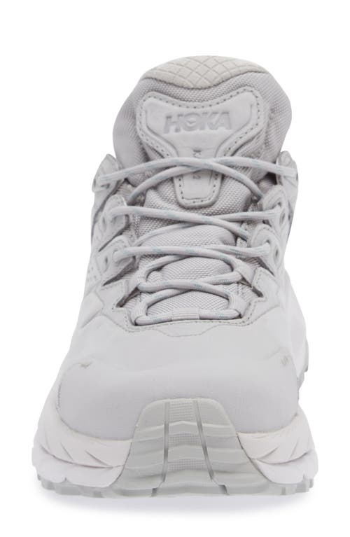 Hoka Gender Inclusive Kaha 2 Low Gtx Waterproof Hiking Shoe In Harbor Mist/nimbus Cloud