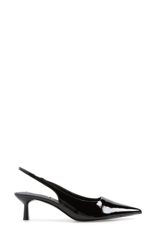Steve Madden Aliz Slingback Pump In Black Patent