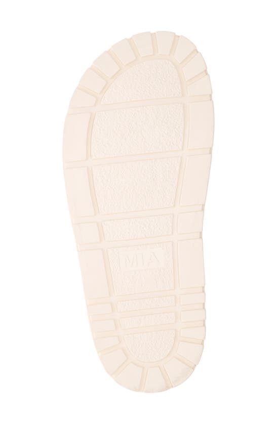 Shop Mia Gya Waterproof Platform Slide Sandal In Ivory