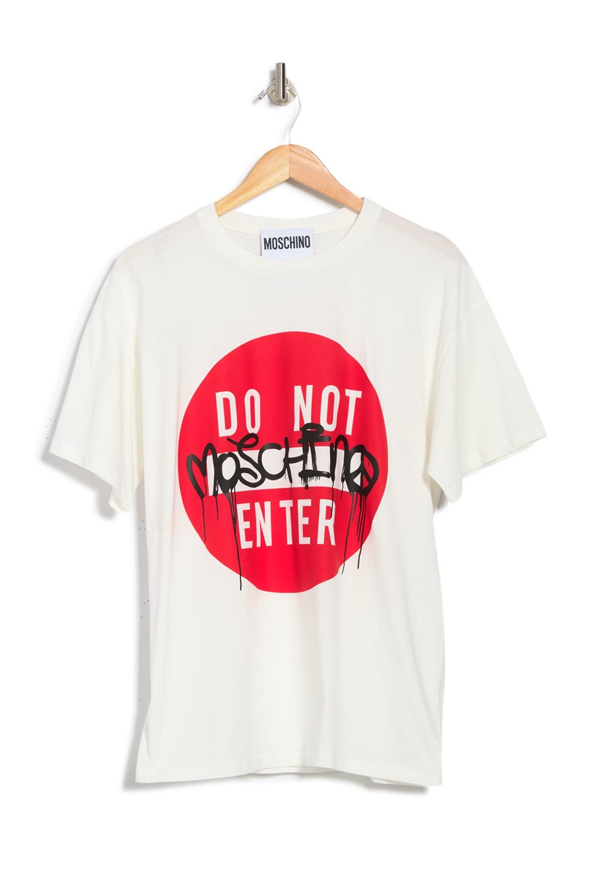 moschino do not enter t shirt