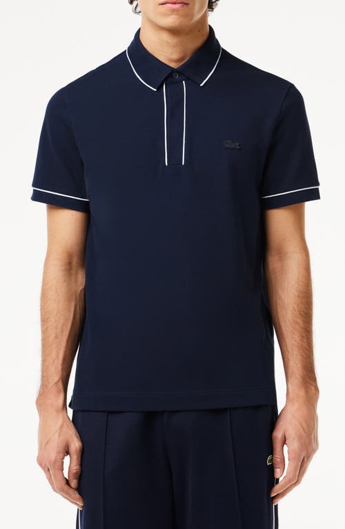 Lacoste Regular Fit Tipped Piqué Polo at Nordstrom,