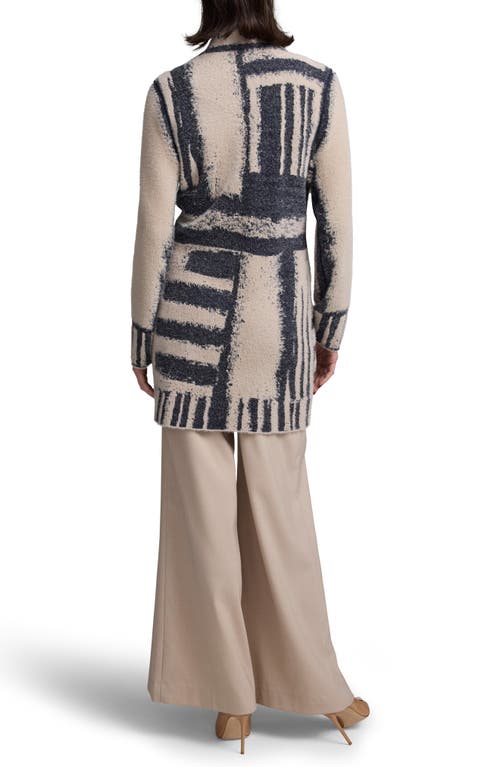 Shop Nic + Zoe Nic+zoe Textured Double Knit Jacket In Neutral Multi