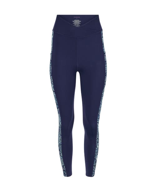 Shop Adore Me Lotus Lotus Leggings In Geo Blue