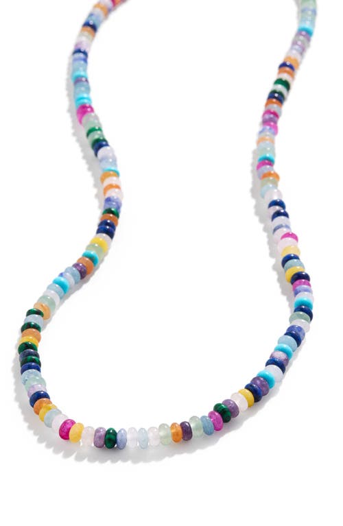 Shop Baublebar Cora Beaded Necklace In Multi