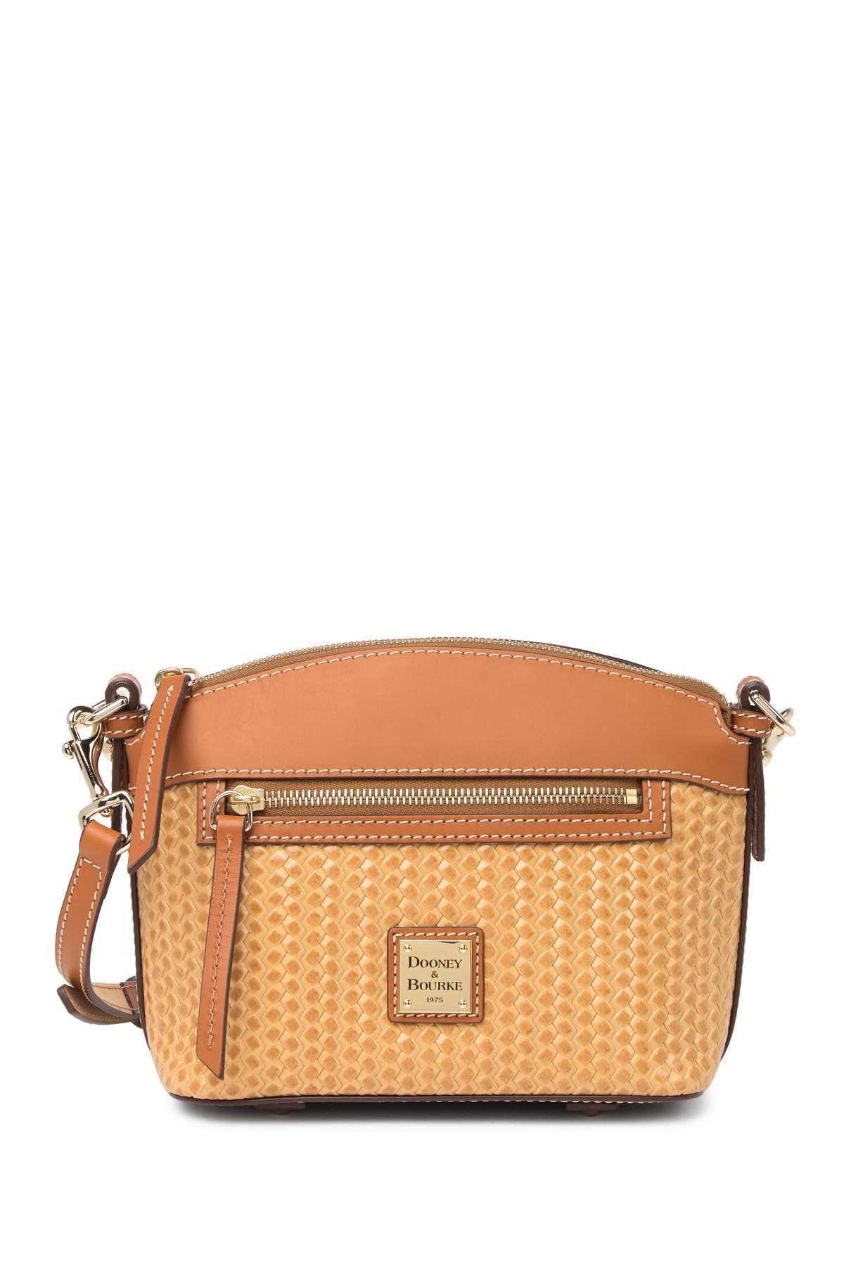 beacon woven domed crossbody