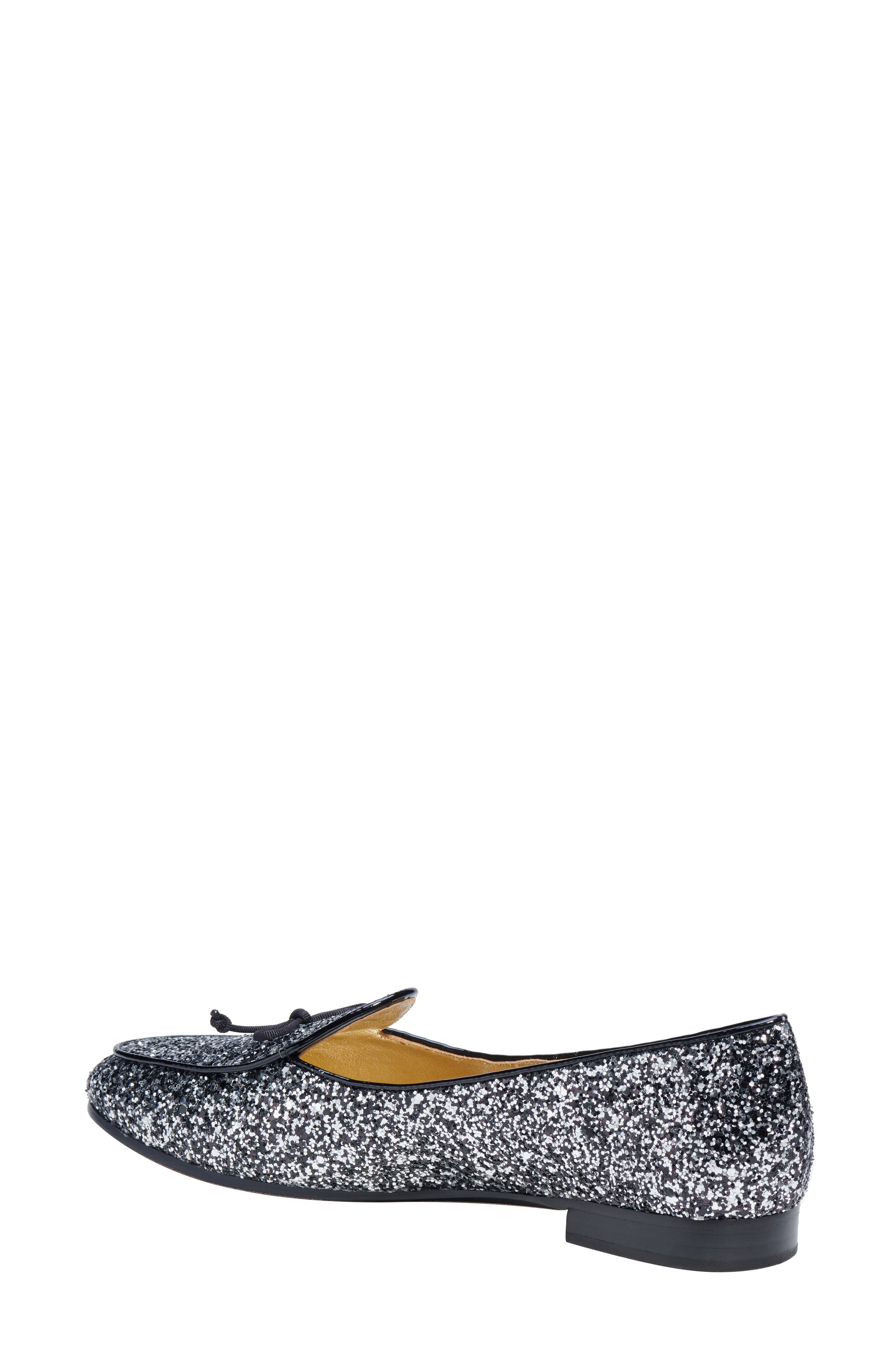 kate spade silver loafers