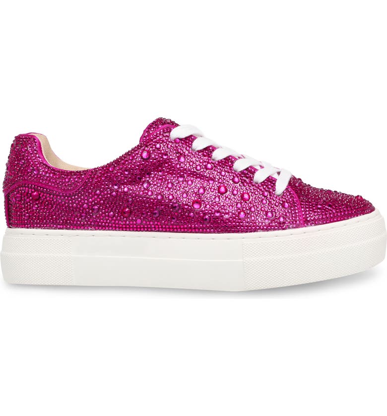 Betsey Johnson Sidny Crystal Pavé Platform Sneaker (Women) | Nordstrom