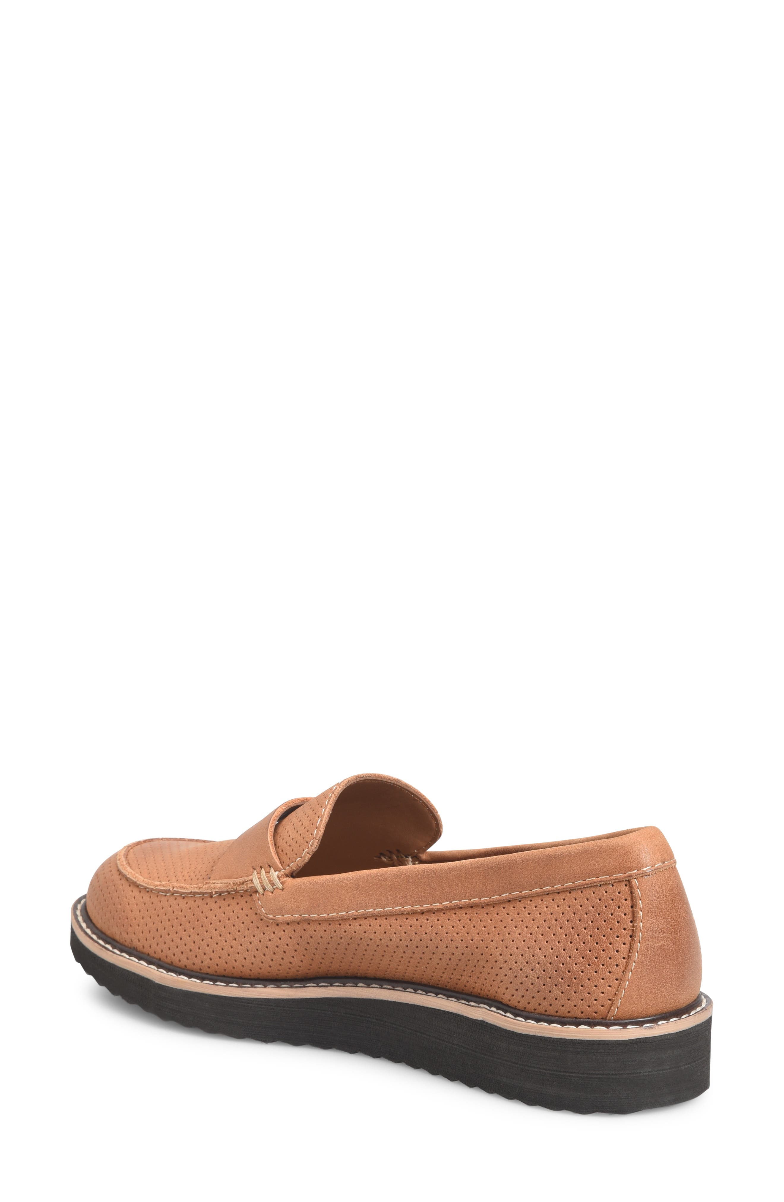 Comfortiva Laina Loafer In Luggage Leather | ModeSens