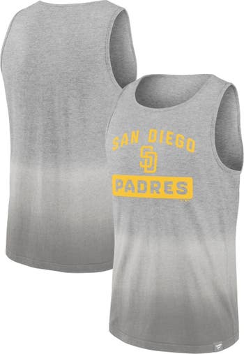 Women's Fanatics Branded Gold San Diego Padres Team Logo Lockup V-Neck  T-Shirt