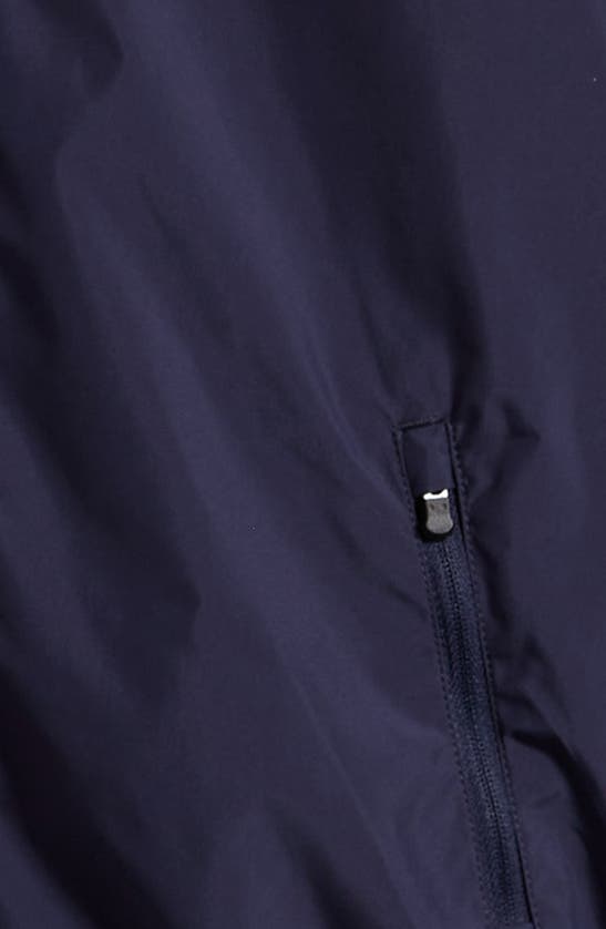Shop Save The Duck Kids' Jules Wind & Water Repellent Recycled Polyester Jacket In Navy Blue