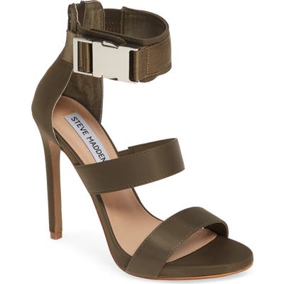 Steve Madden Felice Buckle Cuff Sandal, Green