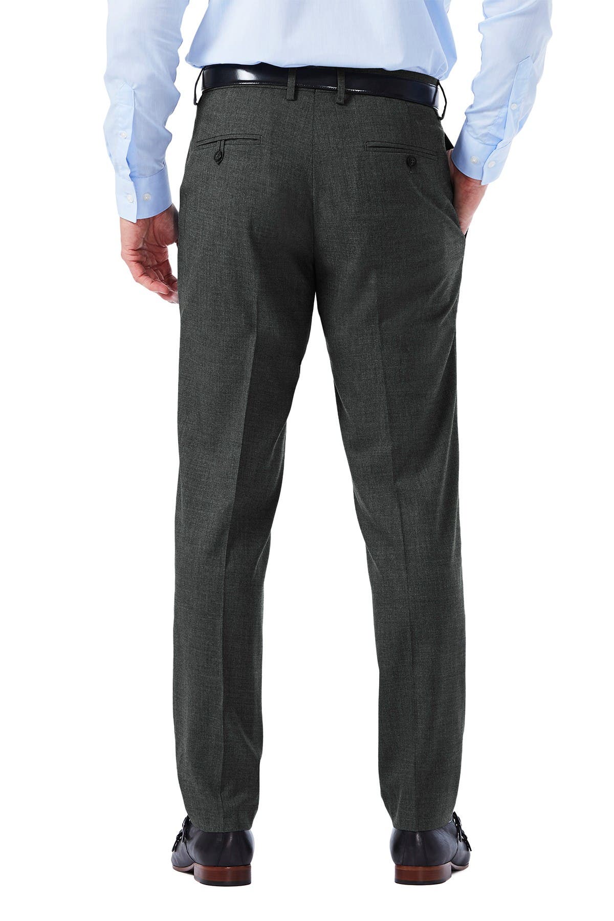 HAGGAR J.M Haggar Slim Fit Flat Front 