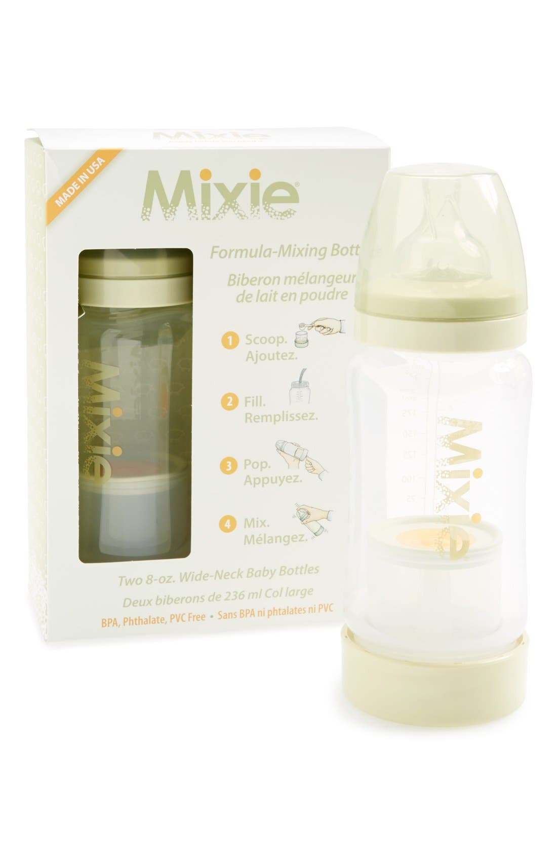 Mixie Baby Formula Mixing Baby Bottle (2Pack) Nordstrom