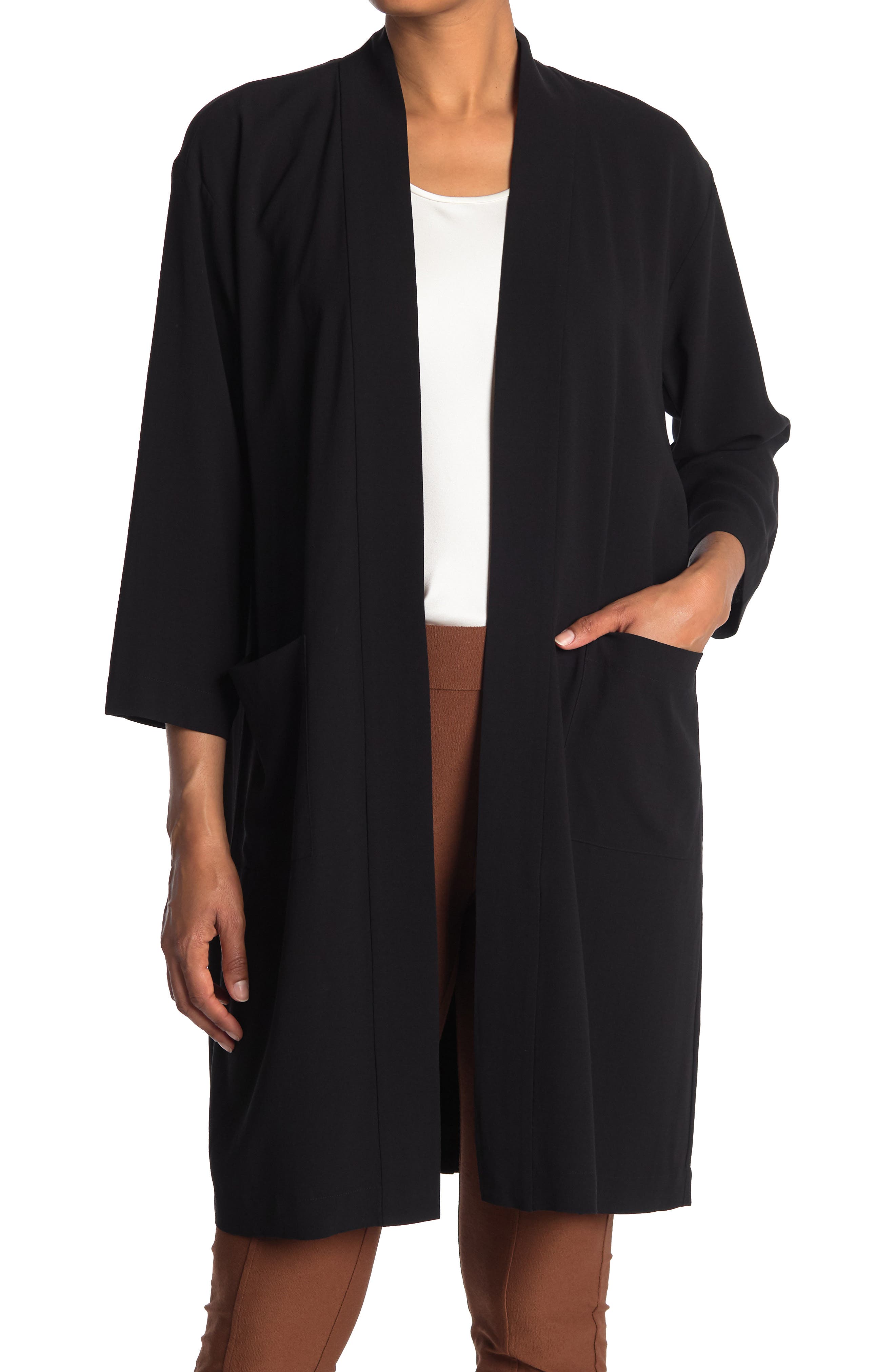 eileen fisher silk jacket