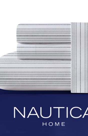 NAUTICA NAUTICA COLERIDGE STRIPE FITTED SHEET