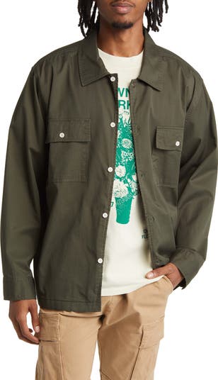 PacSun Cotton Twill Workwear Button-Up Shirt | Nordstrom