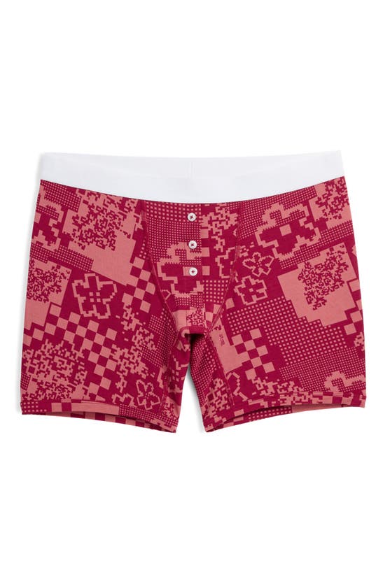 Tomboyx 6-inch Modal Boxer Briefs In Pixel Me This