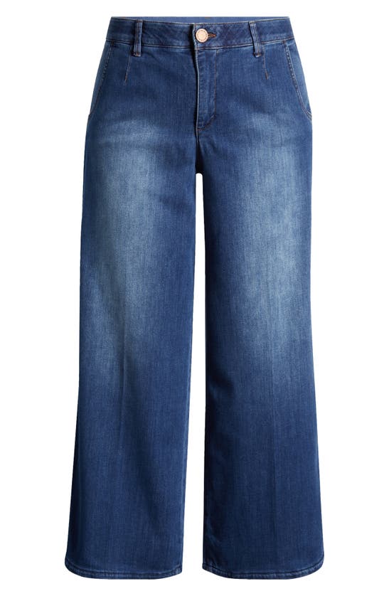Shop Wit & Wisdom 'ab'solution Skyrise Wide Leg Jeans In Blue