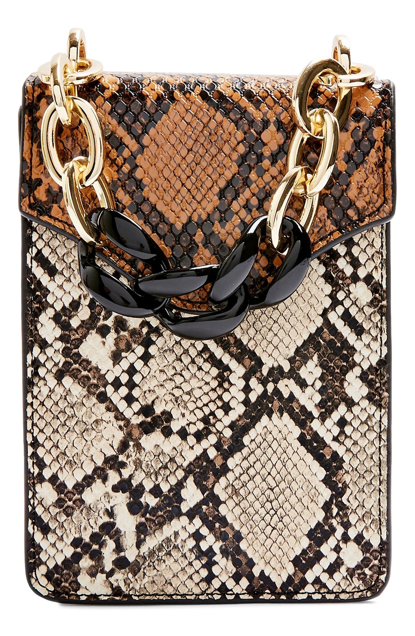 topshop snake print bag