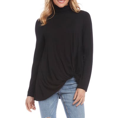 Karen Kane Turtleneck Top, Black