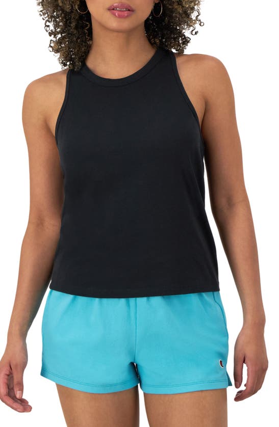 Champion Soft Touch Tank Top In Black