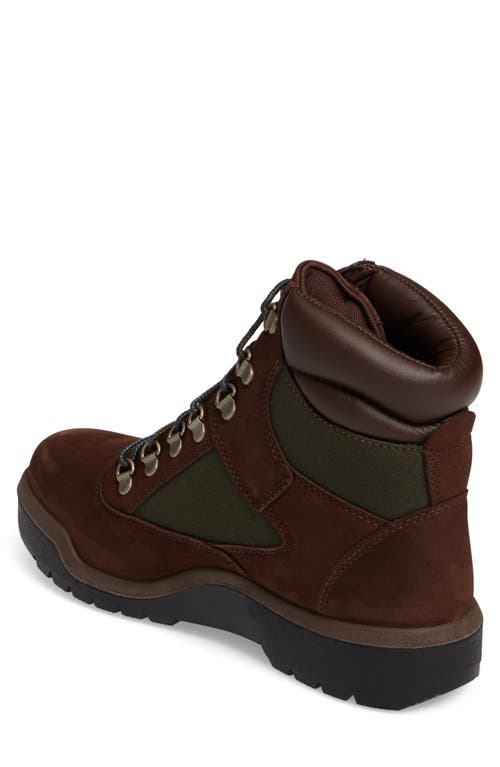 Shop Timberland Field Waterproof Boot In Old River Brown/waterbuck