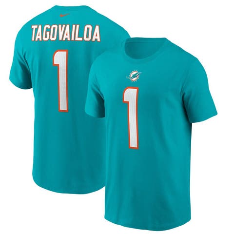 Men's Nike Tua Tagovailoa White Miami Dolphins Name & Number T-Shirt