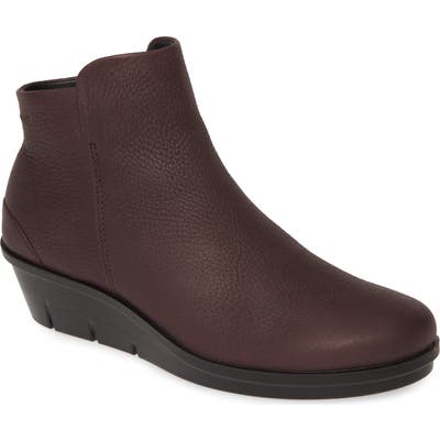 Ecco Skyler Wedge Boot, Purple