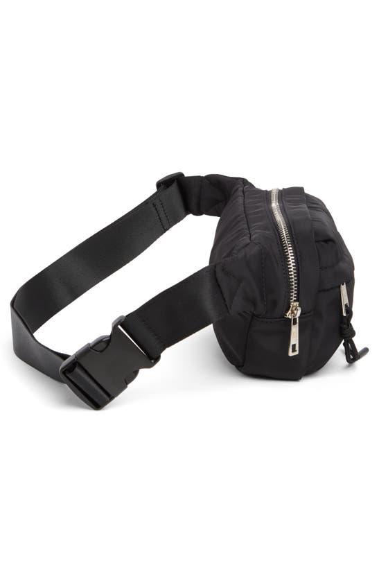 Shop Madden Girl Nylon Belt Bag In Black