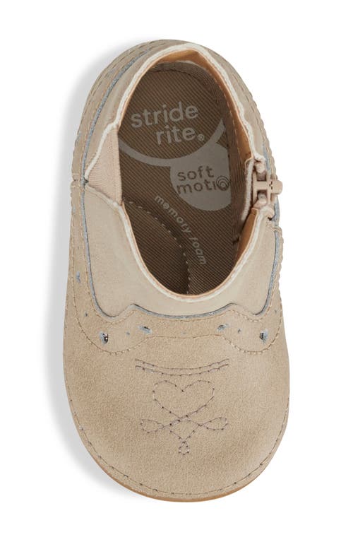 Shop Stride Rite Kids' Soft Motion™ Gigi Boot In Taupe