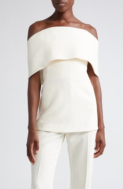 TOTEME Off the Shoulder Evening Top Macadamia at Nordstrom, Us